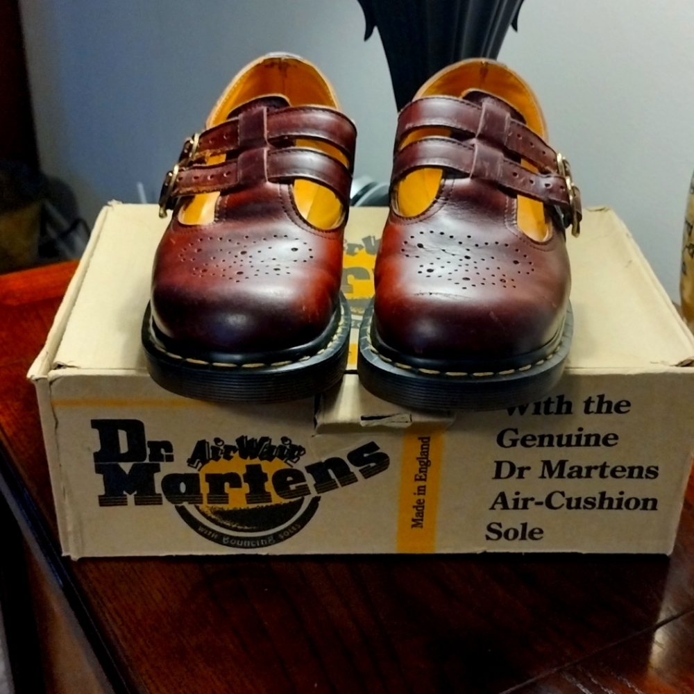 Doc Marten TStrap shoes